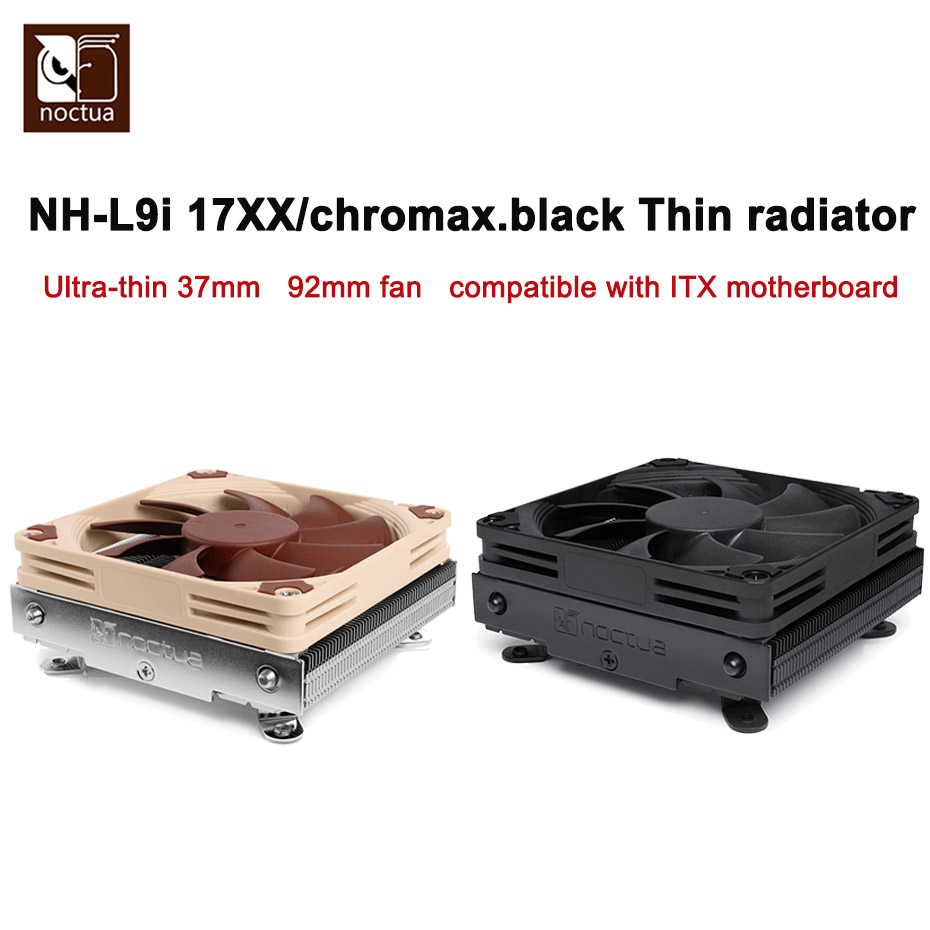 Cpu Cooler Low Profile Itx - Noctua NH-L9i-17xx Chromax.Black Thin CPU Cooler