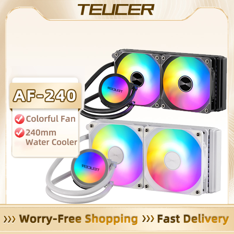 Cpu Water Cooler 240Mm Rgb - TEUCER AF-240 Water Cooling CPU Cooler