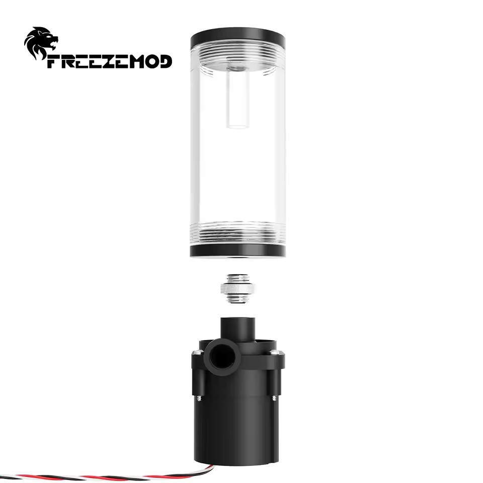 Aio Pump Reservoir Combo - FREEZEMOD Water cooling AIO Pump‑Reservoir Combo,