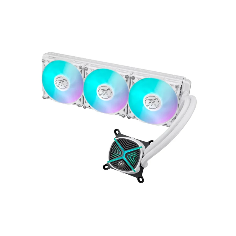 Aio Liquid Cooler 360Mm Argb - 360mm AIO Liquid Cooler White CPU