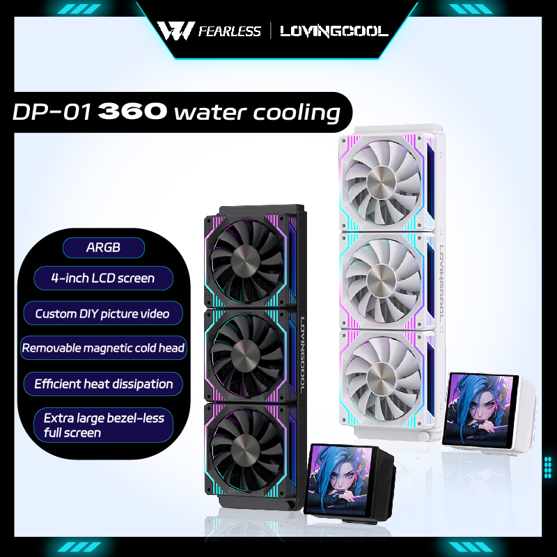 Liquid Cooling Radiator 360 - LOVINGCOOL DP-01 360 CPU Liquid Cooler