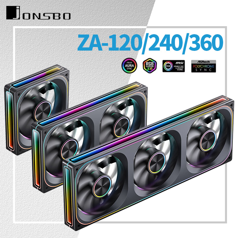 Liquid Cooling Radiator 360 - Jonsbo ZA-120/240/360 Case Fan 12V 4PIN