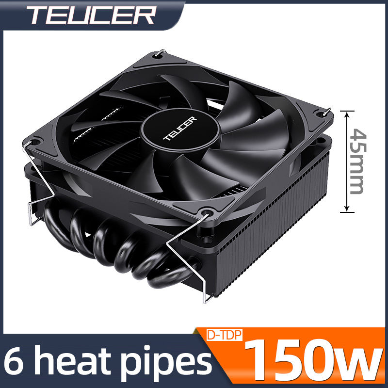 Cpu Cooler Low Profile Itx - Teucer 6Heatpipes CPU Cooler D-TDP 150W