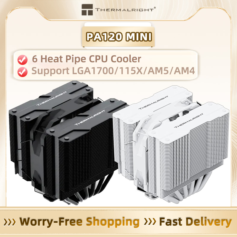 Cpu Air Cooler Dual Tower 6 Heatpipe - Thermalright PA120 MINI 6 Heat Pipes