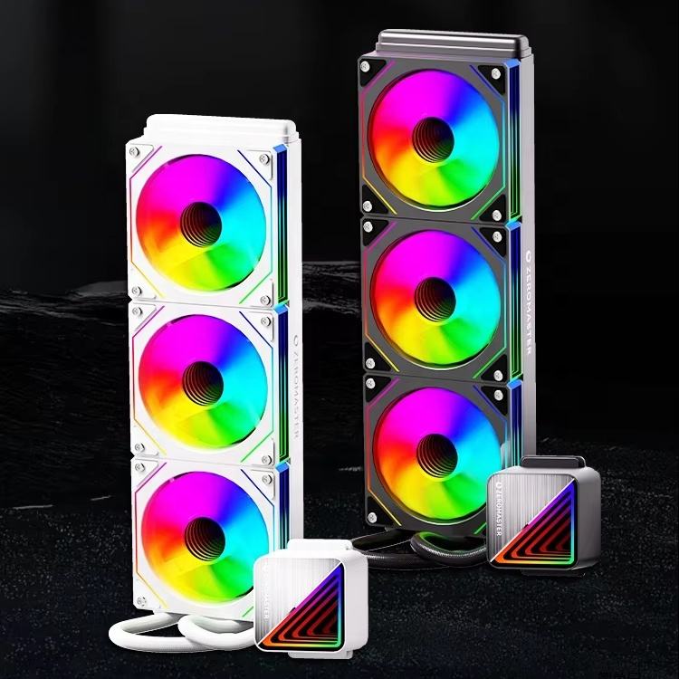 Aio Liquid Cooler 360Mm Argb - ZeroMaster 360mm AIO ARGB Liquid CPU