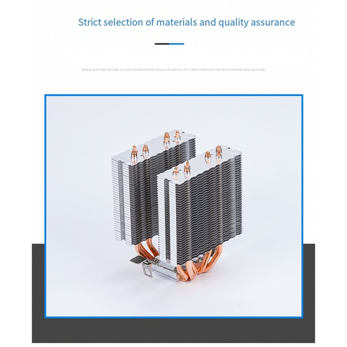 Stable- 6 Heatpipe CPU Air Coo - Cpu Air Cooler Dual Tower 6 Heatpipe recension och pris