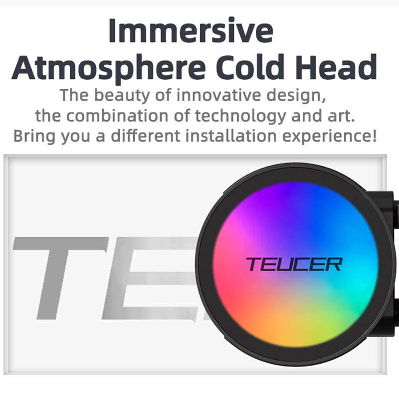 TEUCER AF-240 Water Cooling CP - Cpu Water Cooler 240Mm Rgb recension och pris