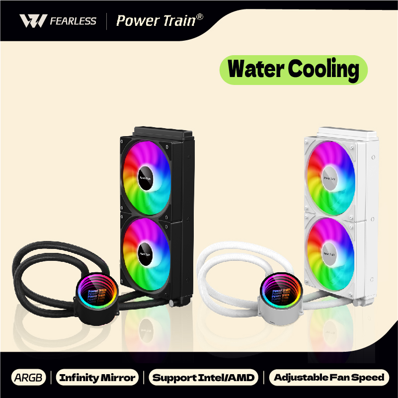 Power Train DL-240A Water-Cold - Cpu Water Cooler 240Mm Rgb recension och pris