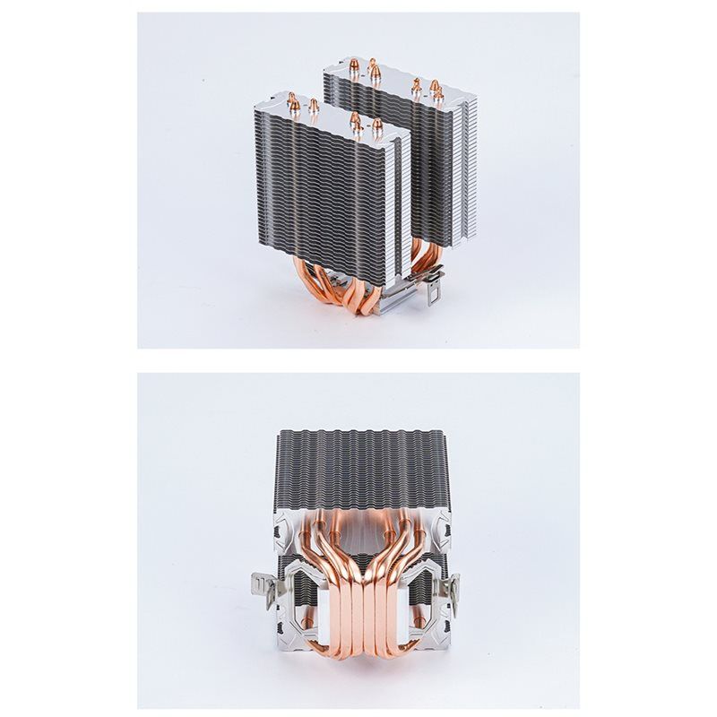 6 Heatpipe CPU Air Cooler Desk - Cpu Air Cooler Dual Tower 6 Heatpipe recension och pris