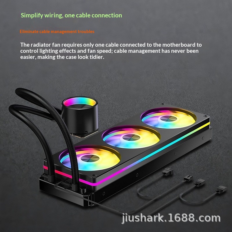 JIUSHARK JK-S360 Crescent 360m - Aio Liquid Cooler 360Mm Argb recension och pris