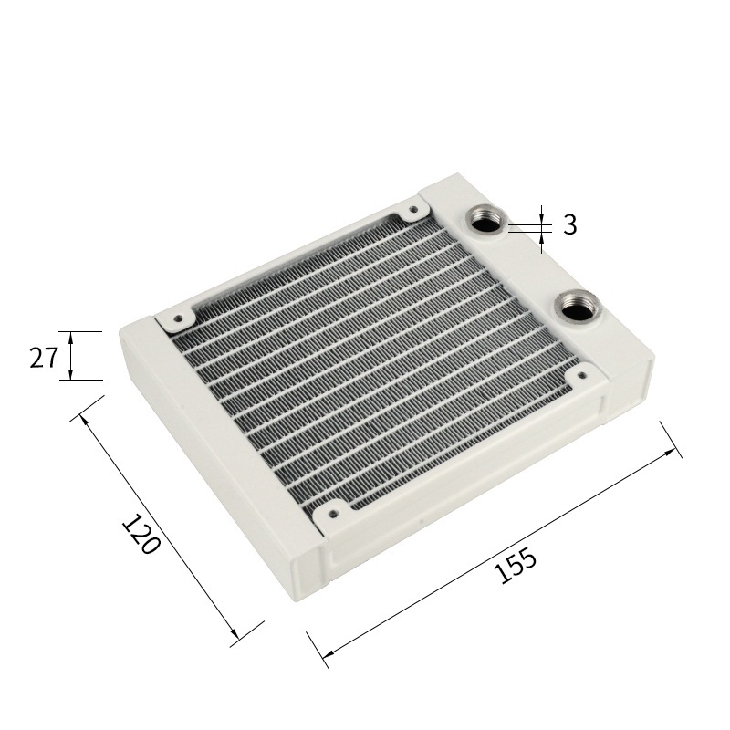 White Color PC Water Cooling R - Liquid Cooling Radiator 360 recension och pris