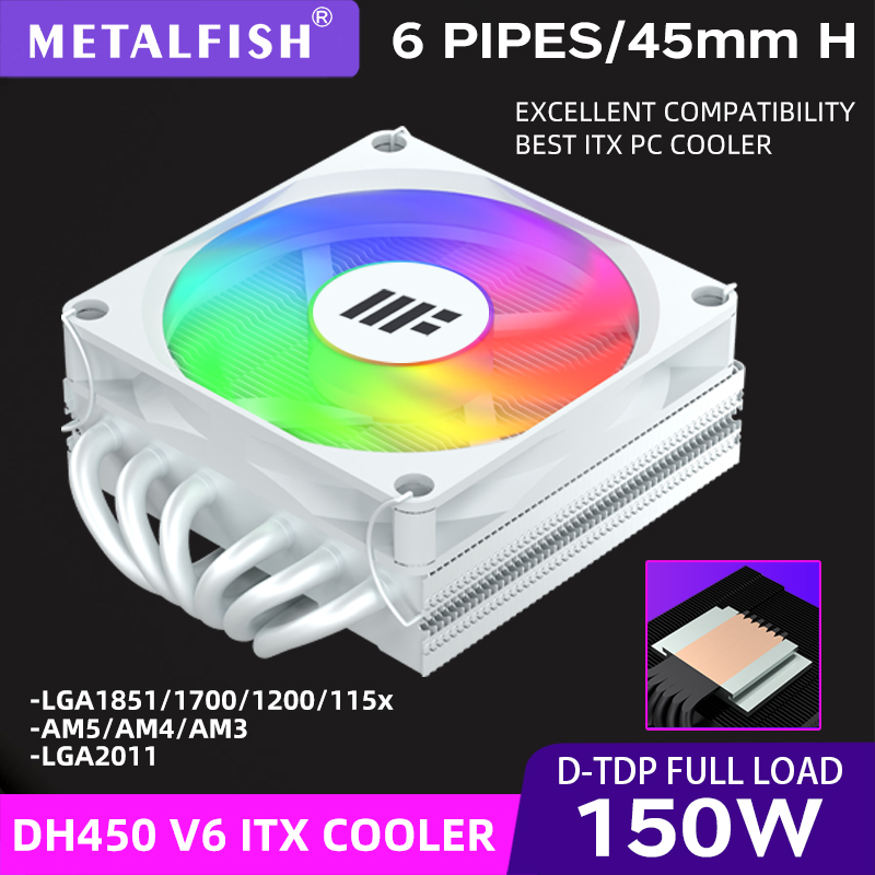 DH450 45mm Low Profile CPU Coo - Cpu Cooler Low Profile Itx recension och pris