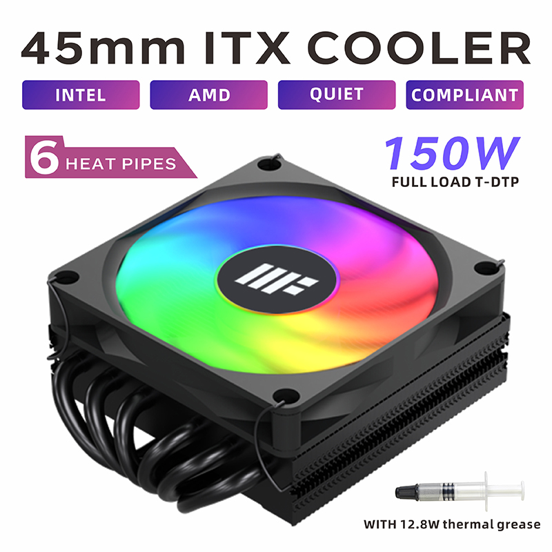 DH450 45mm Low Profile CPU Coo - Cpu Cooler Low Profile Itx recension och pris