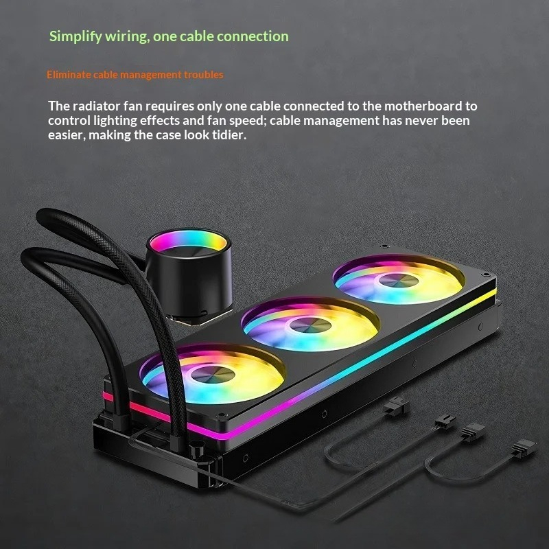 JIUSHARK JK-S360 Crescent 360m - Aio Liquid Cooler 360Mm Argb recension och pris