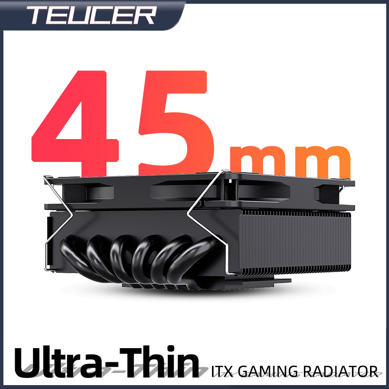 Teucer Height 45mm CPU Cooler  - Cpu Cooler Low Profile Itx recension och pris