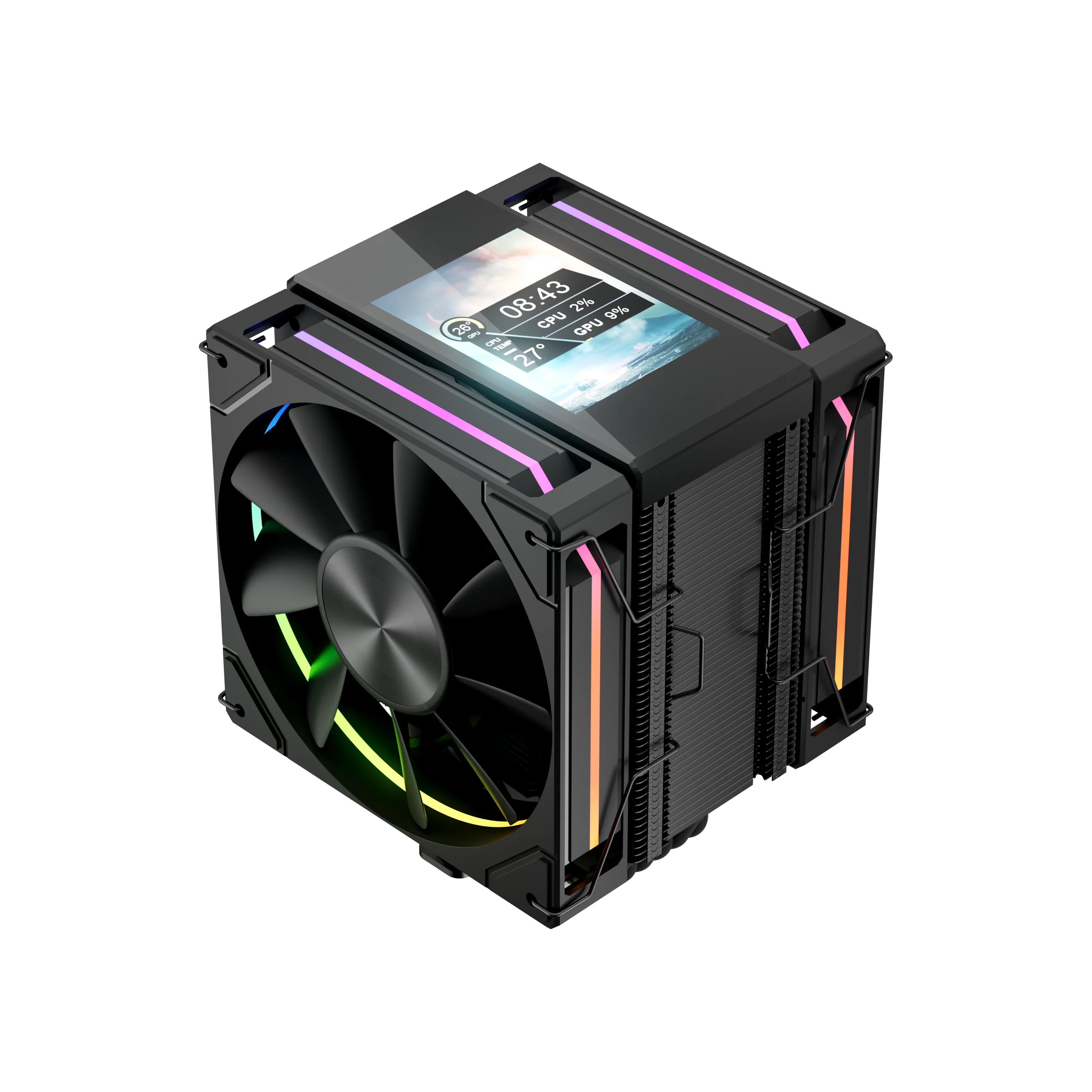 Power Train X-GAMERX MK8 CPU C - Cpu Air Cooler Dual Tower 6 Heatpipe recension och pris