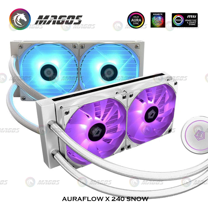 AIO CPU Water Cooler,2x120mm R - Cpu Water Cooler 240Mm Rgb recension och pris