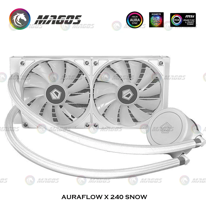 AIO CPU Water Cooler,2x120mm R - Cpu Water Cooler 240Mm Rgb recension och pris
