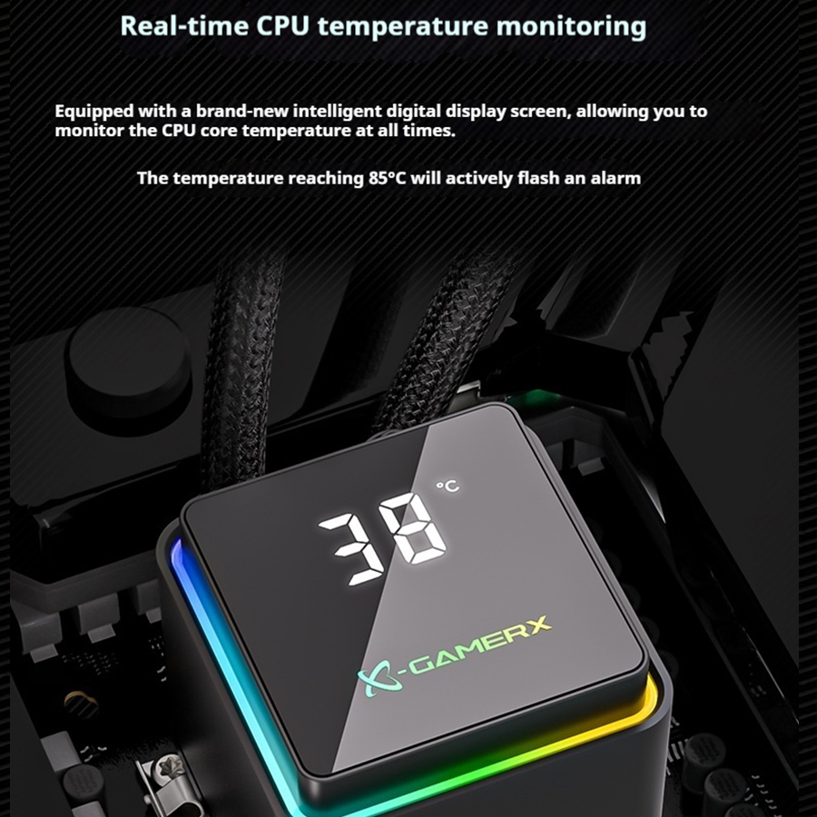 X-GAMER M240 Water Cooler Glob - Cpu Water Cooler 240Mm Rgb recension och pris