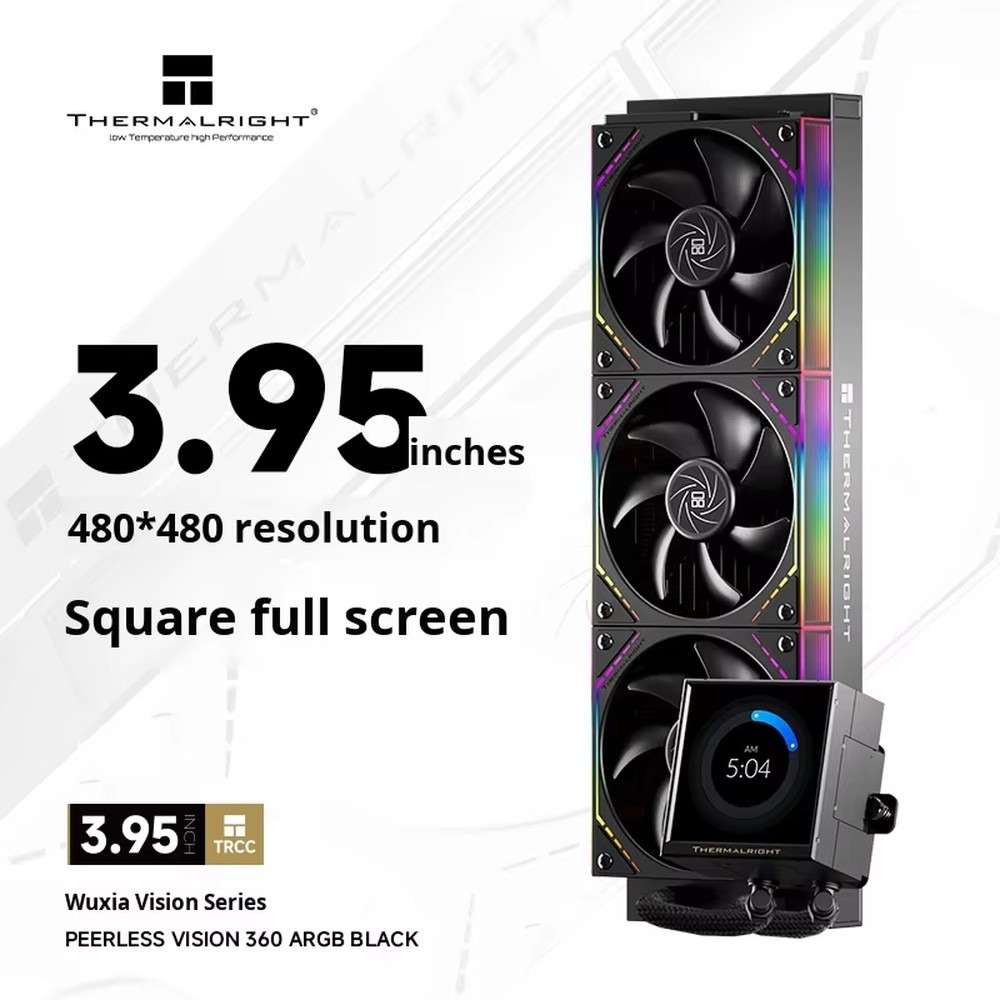 Thermalright Peerless Vision 3 - Aio Liquid Cooler 360Mm Argb recension och pris
