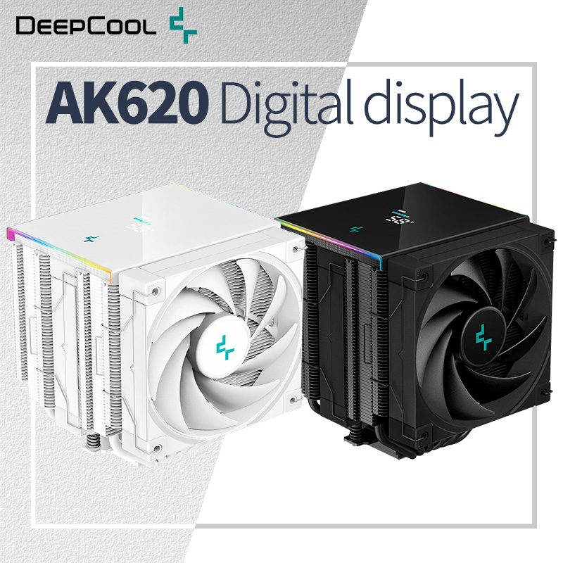 DeepCool AK620 Digital Twin To - Cpu Air Cooler Dual Tower 6 Heatpipe recension och pris