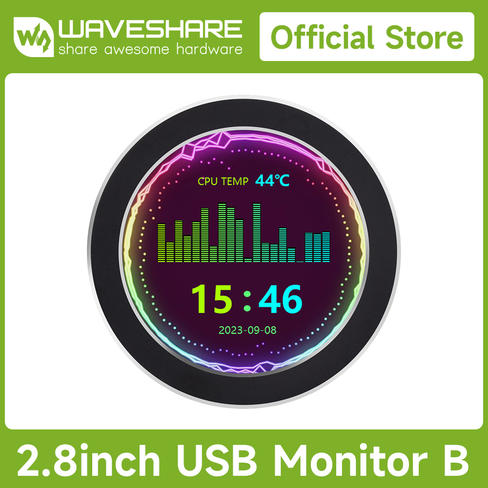 2.8inch USB Monitor B 2.1 2.8  - Aio Cooler Lcd Display Screen recension och pris