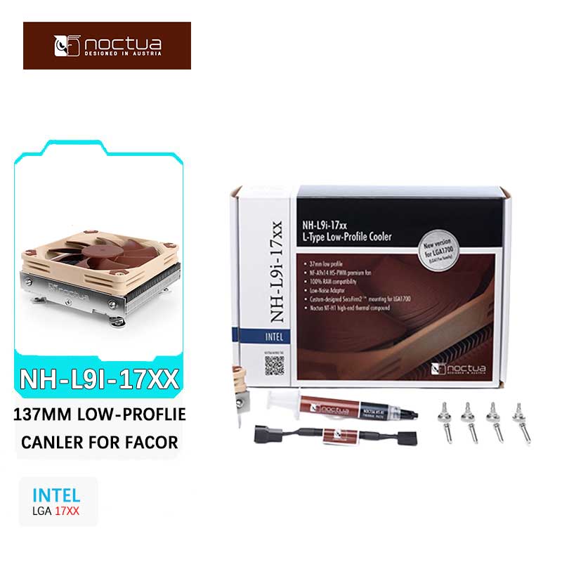 Noctua NH-L9i-17xx 2-heat pipe - Cpu Cooler Low Profile Itx recension och pris
