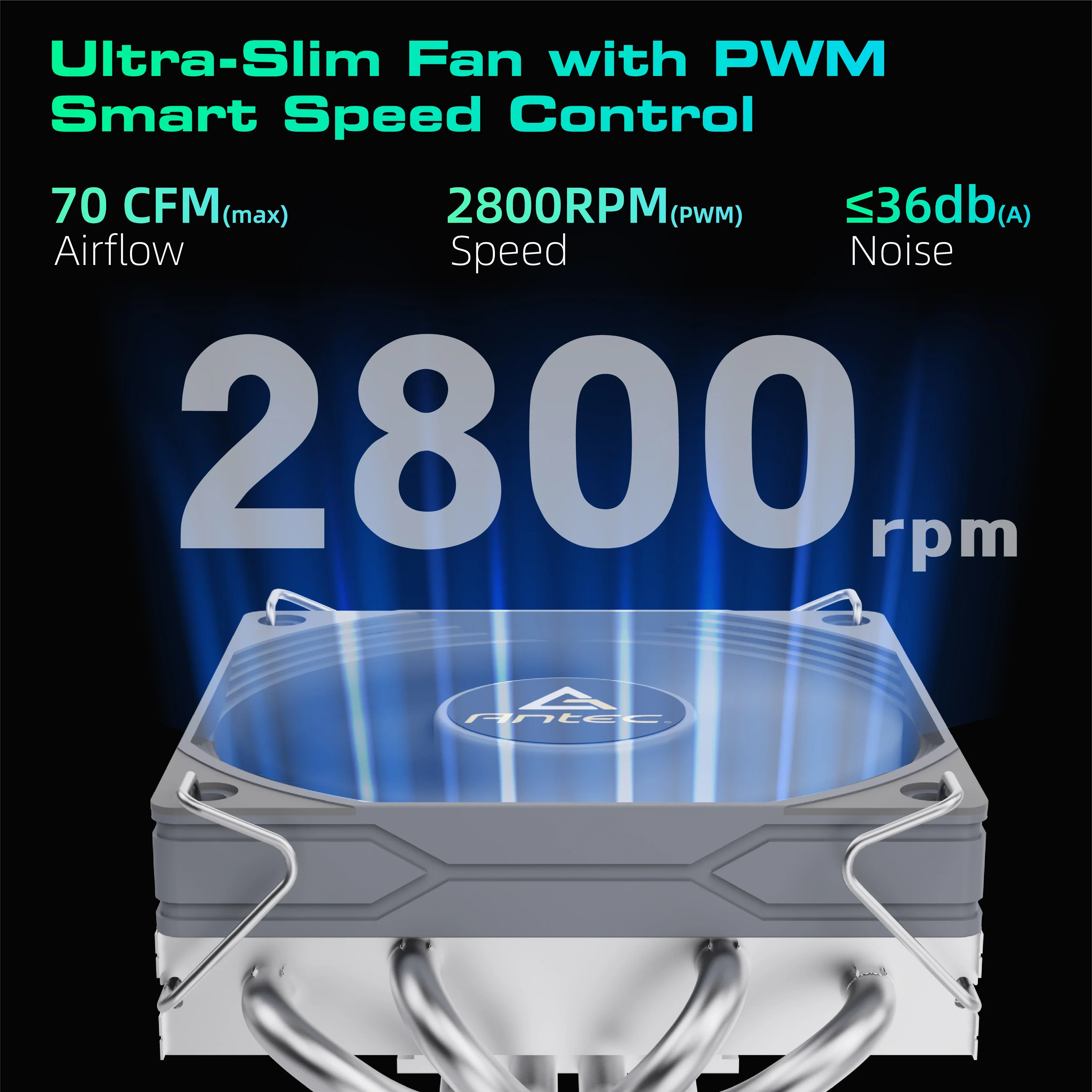 Antec ITX Low Profile 92mm PWM - Cpu Cooler Low Profile Itx recension och pris