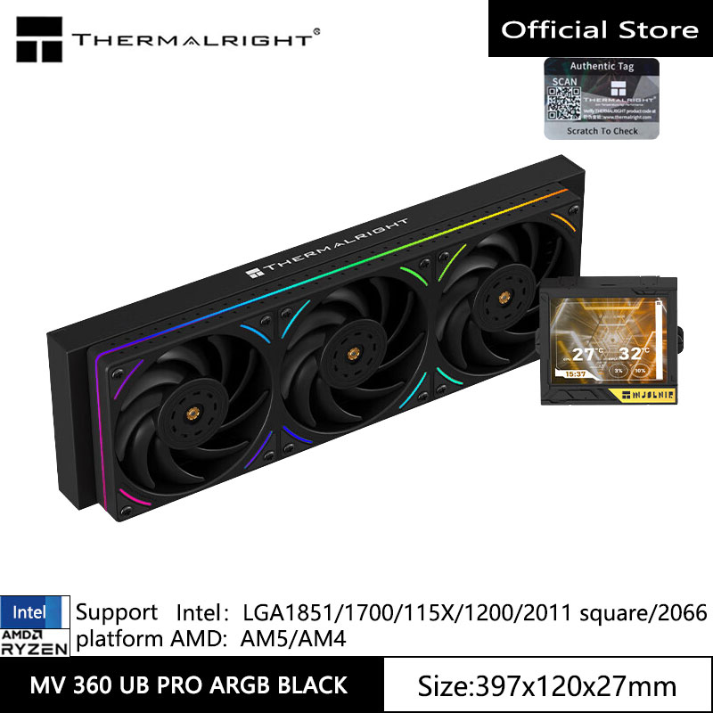 Thermalright Mjolnir VISION 36 - Liquid Cooling Radiator 360 recension och pris