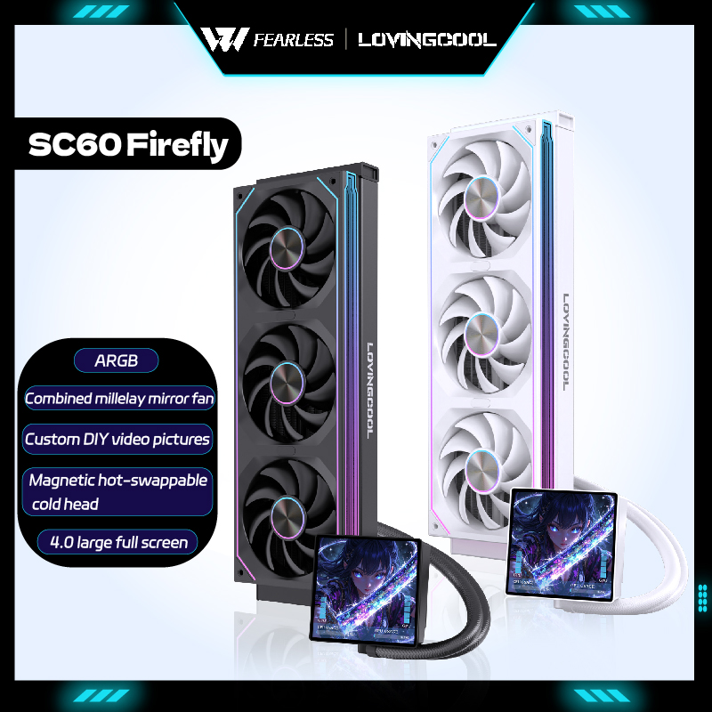 LOVINGCOO SC60 Firefly 360 CPU - Liquid Cooling Radiator 360 recension och pris