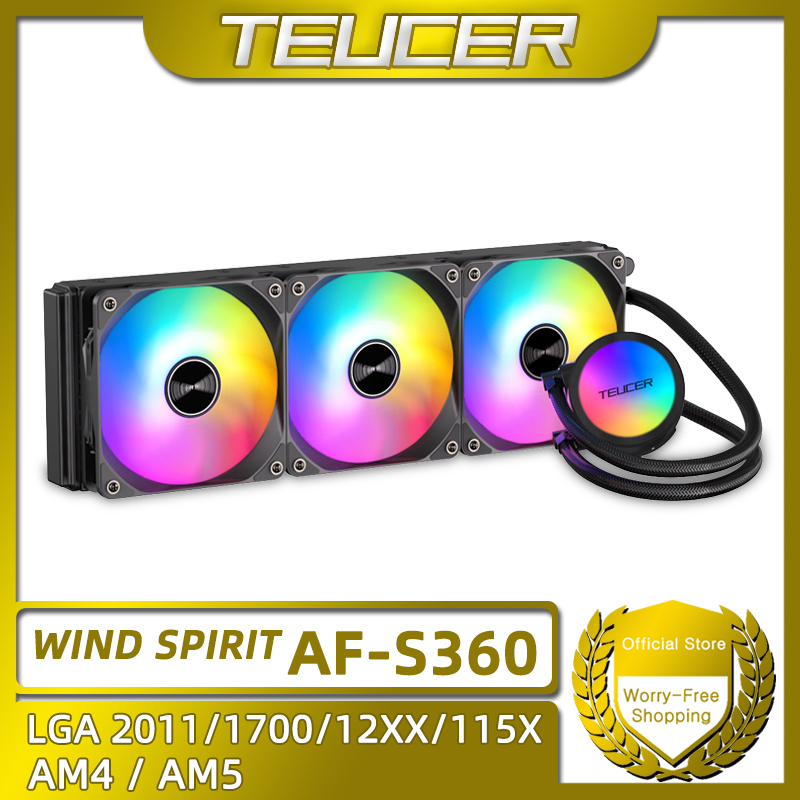 TEUCER AF-S360 CPU Water Cooli - Liquid Cooling Radiator 360 recension och pris