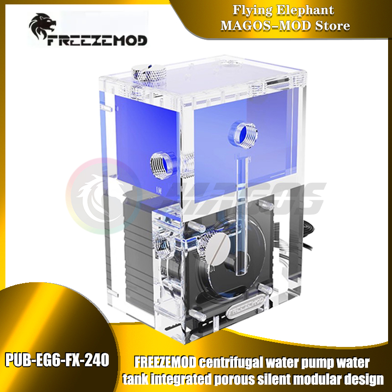 FREEZEMOD Square Reservoir+Pum - Aio Pump Reservoir Combo recension och pris