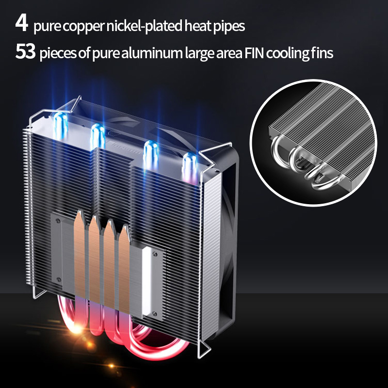 JONSBO HP-400S Pressure Profil - Cpu Cooler Low Profile Itx recension och pris
