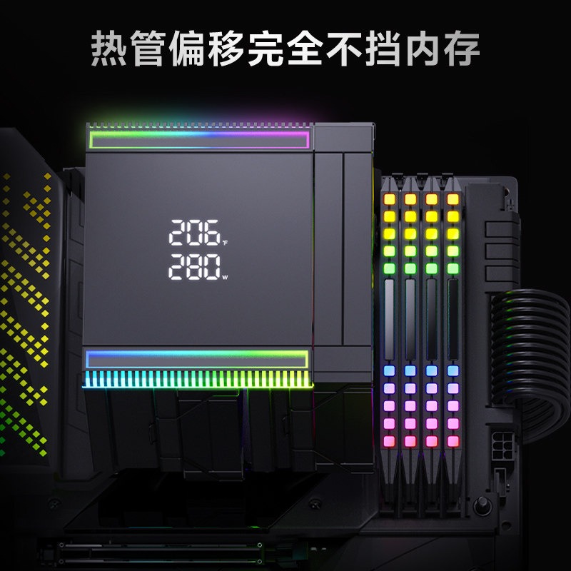 MT660 CPU Cooler 6 Heat Pipes  - Cpu Air Cooler Dual Tower 6 Heatpipe recension och pris