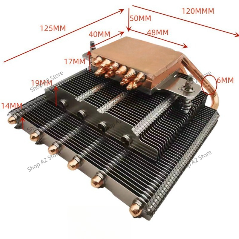 MD10C-50 Low Profile CPU Coole - Cpu Cooler Low Profile Itx recension och pris