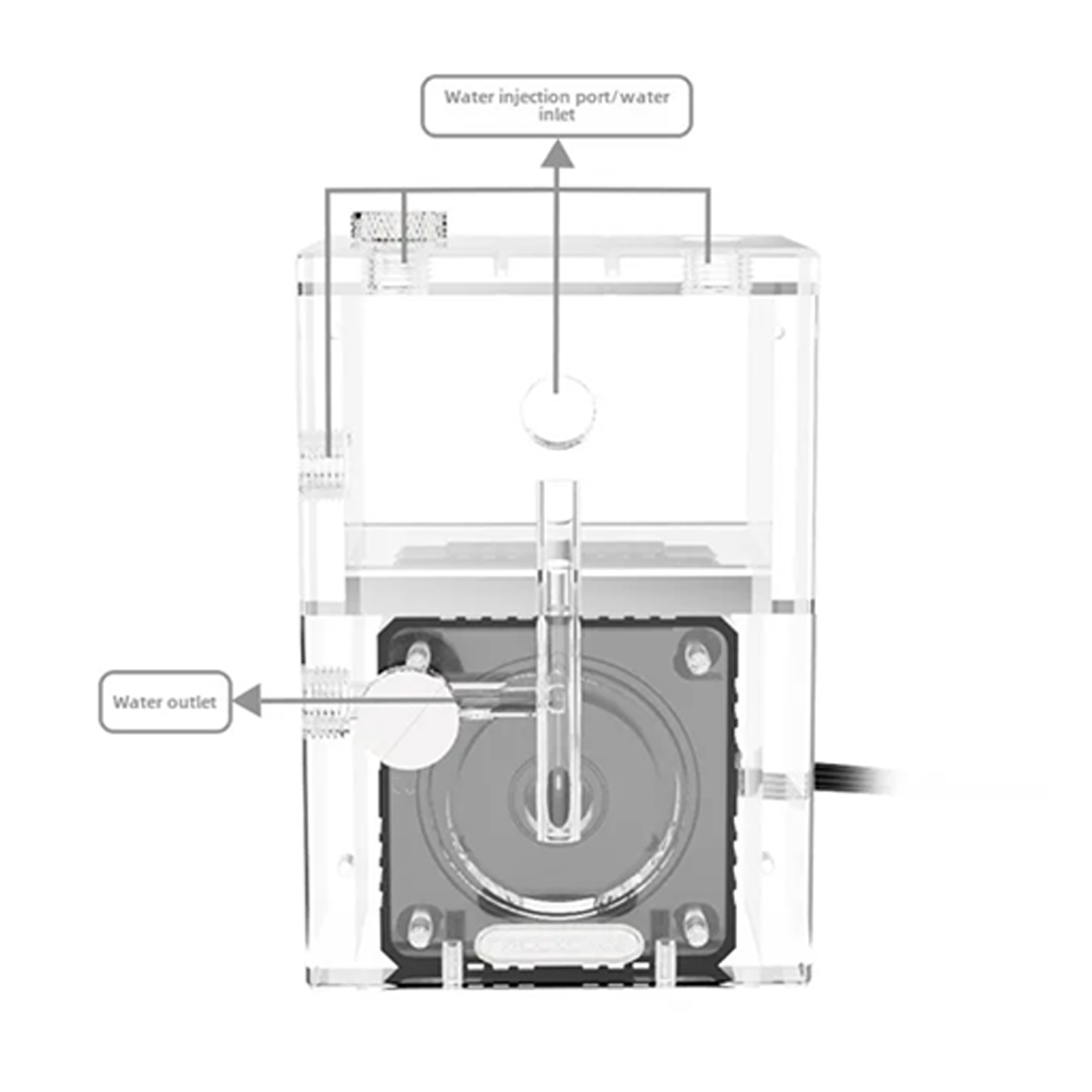 FREEZEMOD Modular Water Pump R - Aio Pump Reservoir Combo recension och pris