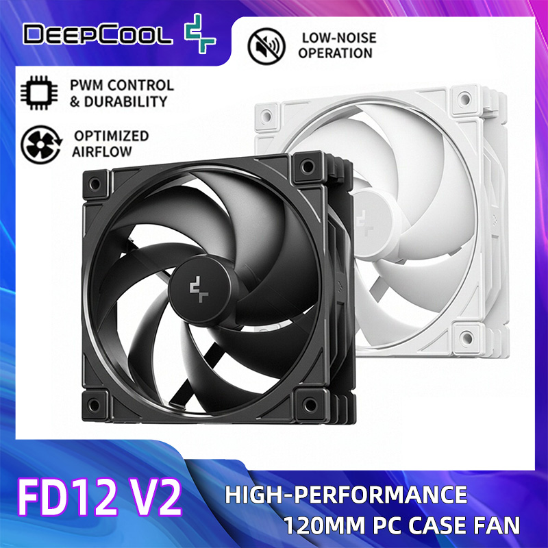 DeepCool FD12 V2 120mm PWM Sil - Cooler Fan 120Mm Static Pressure recension och pris