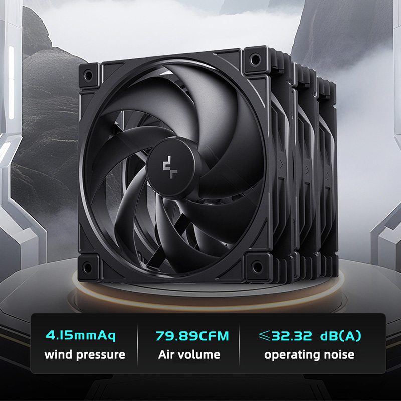 DeepCool FD12 V2 120mm PWM Sil - Cooler Fan 120Mm Static Pressure recension och pris