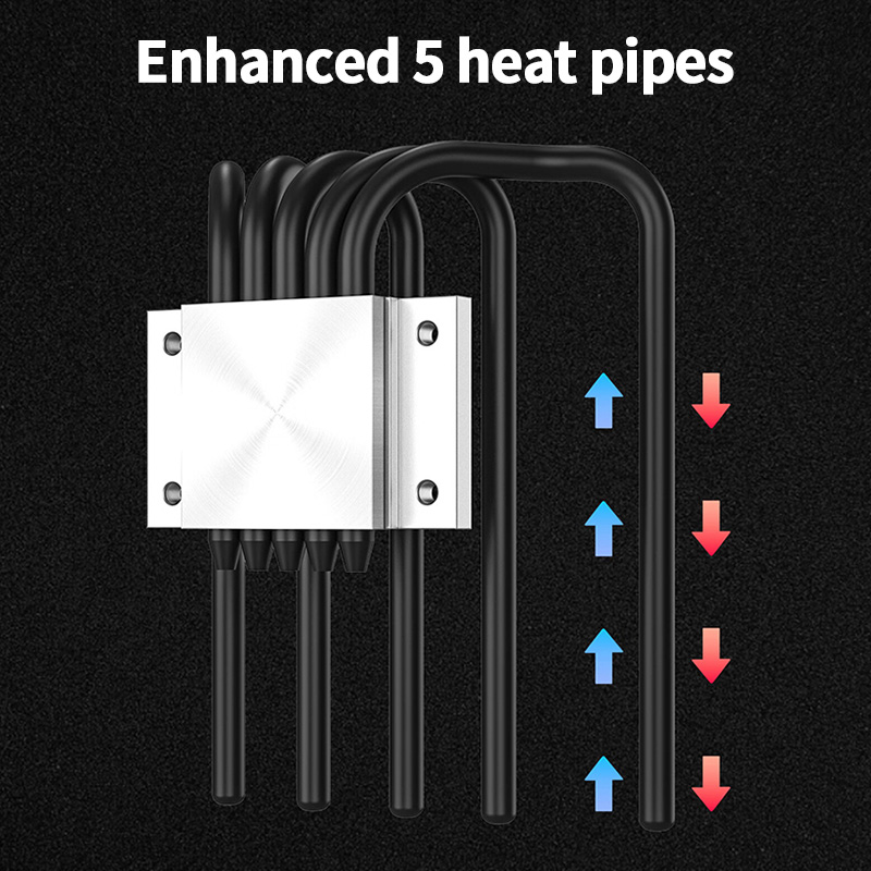 ID-COOLING IS-55 5Heatpipe CPU - Cpu Cooler Low Profile Itx recension och pris