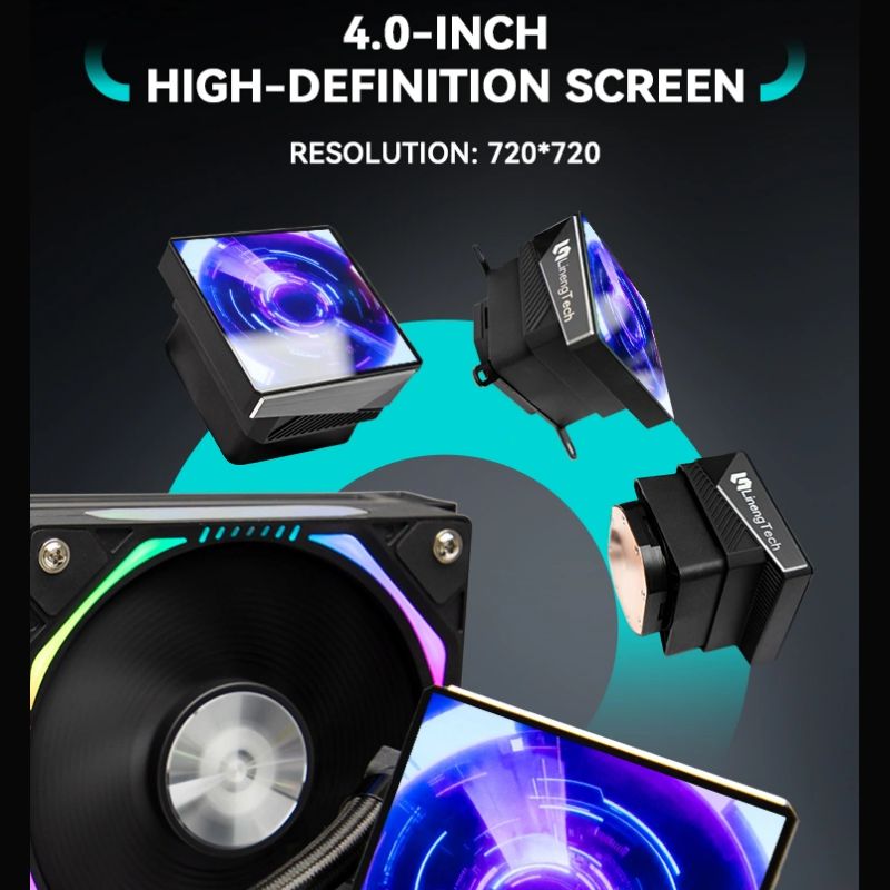 ARGB Liquid Cpu Cooler 360mm W - Aio Cooler Lcd Display Screen recension och pris