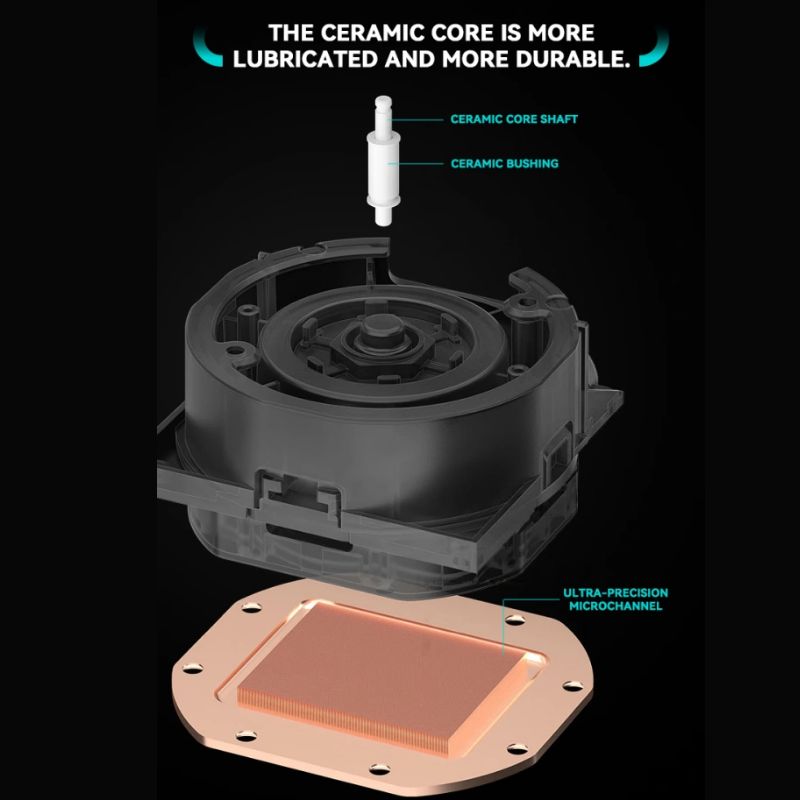 ARGB Liquid Cpu Cooler 360mm W - Aio Cooler Lcd Display Screen recension och pris