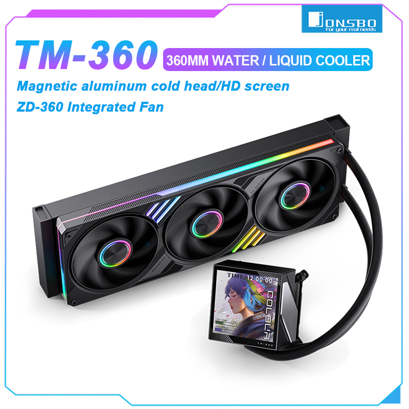 JONSBO TM-360 AIO Liquid CPU C - Aio Liquid Cooler 360Mm Argb recension och pris