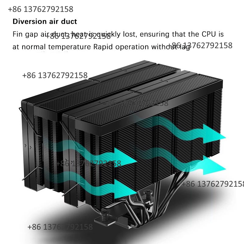 JIUSHARK JF15K Dual Tower CPU  - Cpu Air Cooler Dual Tower 6 Heatpipe recension och pris