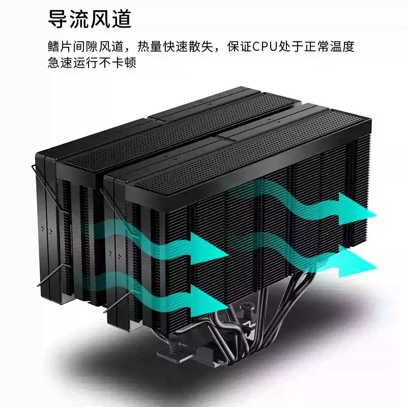 PC CPU Cooling Radiator JF15K  - Cpu Air Cooler Dual Tower 6 Heatpipe recension och pris