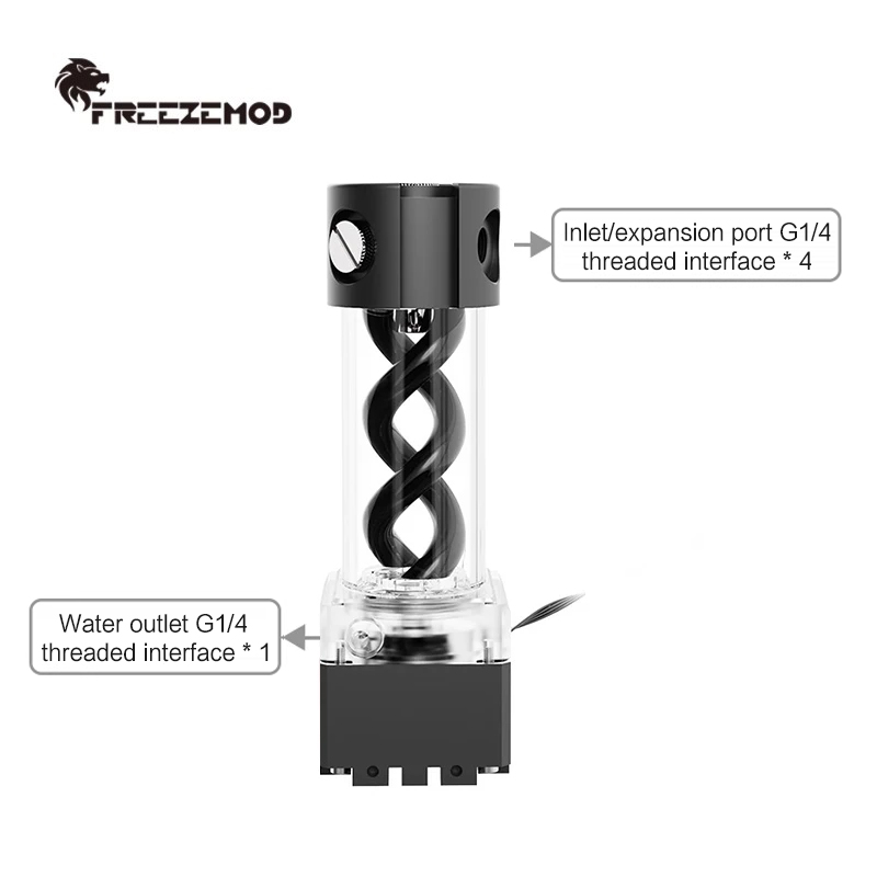 FREEZEMOD Box Pump Reservoir A - Aio Pump Reservoir Combo recension och pris